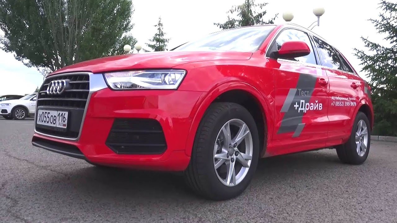 Компактный и быстрый Audi Q3. Обзор (интерьер, экстерьер, двигатель).