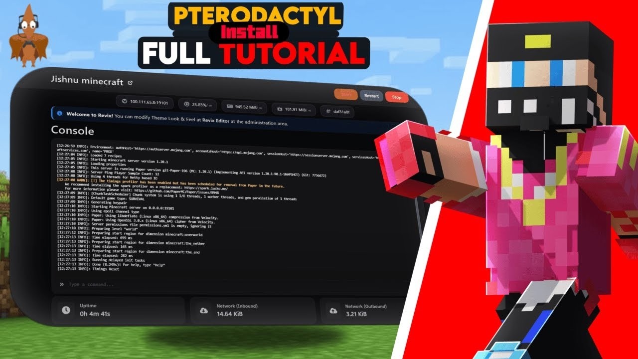 Pterodactyl Panel Full Setup on Real VPS | Lifetime Hosting Tutorial ...