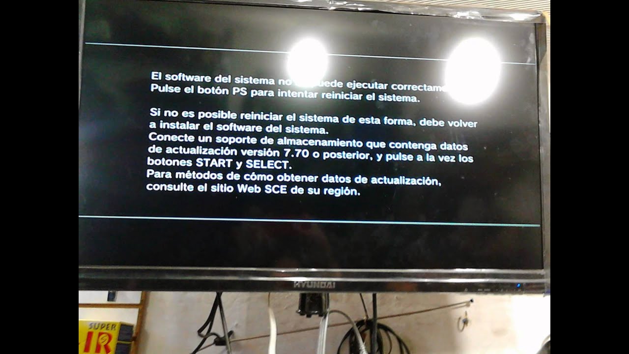 TENGO PROBLEMAS CON MI PS3 PIDE ACTUALIZACION 7.70 - YouTube