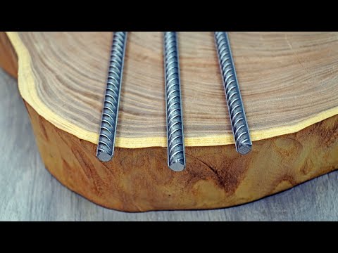 Видео: Крутое сочетание дерева и арматуры!