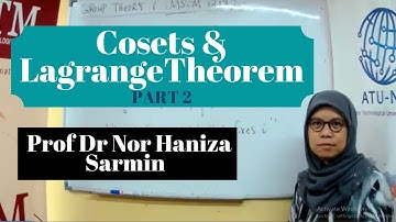 Group Theory 1 - Cosets & Lagrange Theorem Part 2
