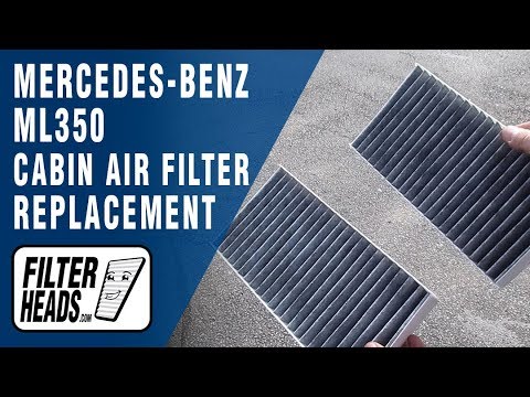 How to Replace Cabin Air Filter 2010 Mercedes-Benz ML350