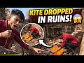 My Friend Made A Huge Mistake... Kite Fell Into The Abandoned Ruins! 😱