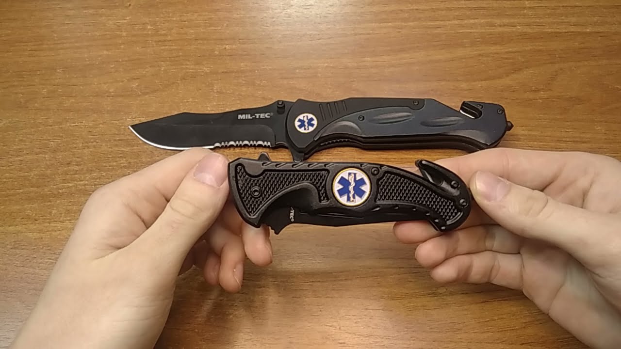 MIL-TEC Folding knife MEDICAL 440/G10