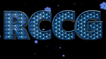 RCCG Animation On Diamond & Sliver Intro - elijagod