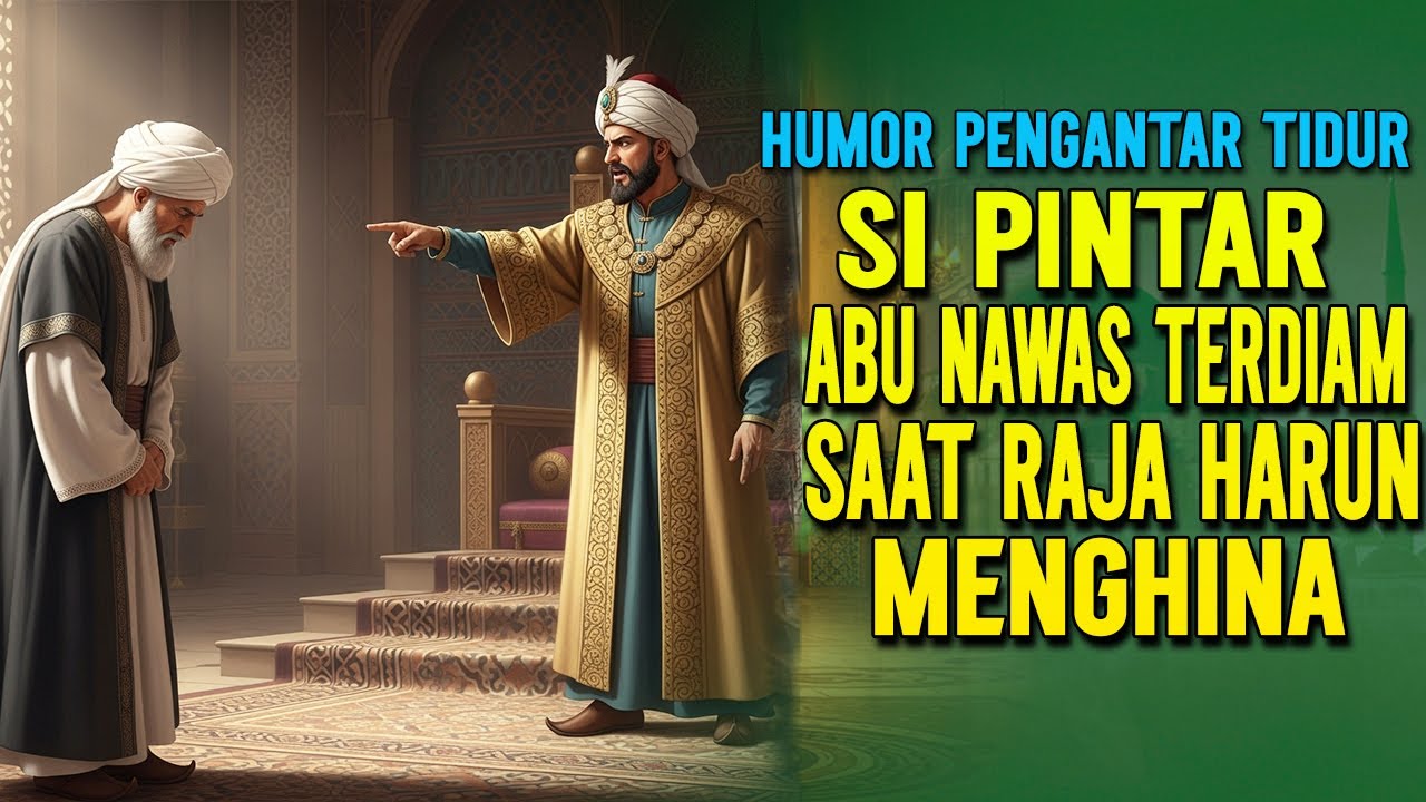 SI PINTAR ABU NAWAS TERDIAM SAAT RAJA HARUN MENGHINA || KISAH ABU NAWAS PENGATAR TIDUR