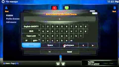 KODI XBMC how to setup fusion as a source