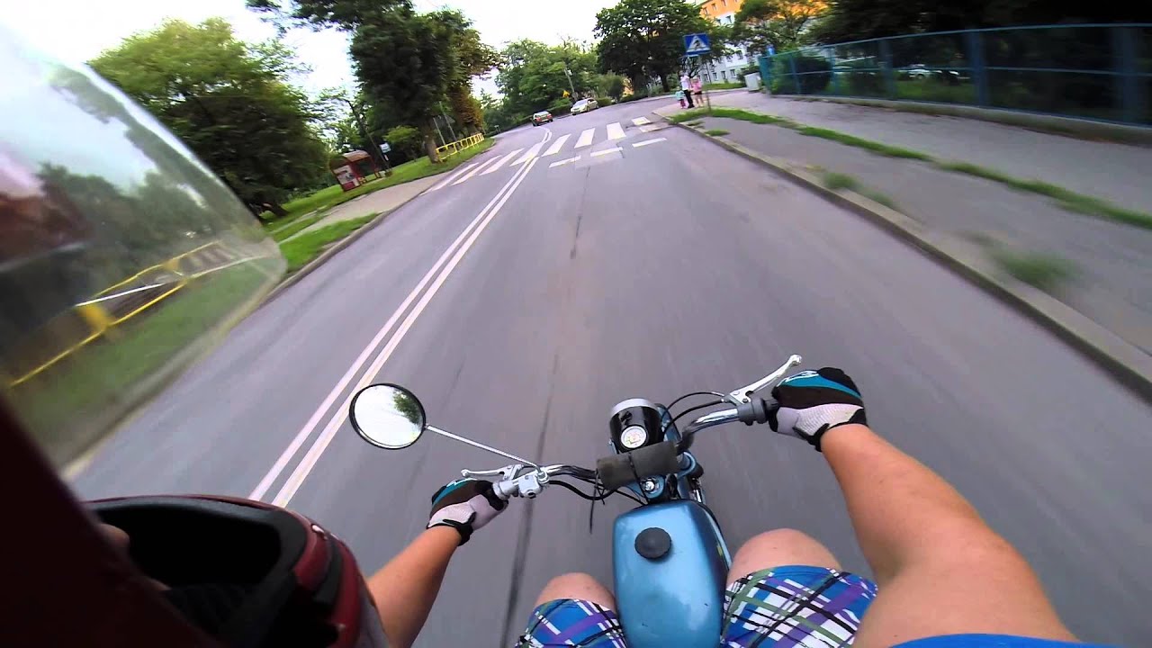 romet ogar 200 on board GoPro Hero 3+ Black