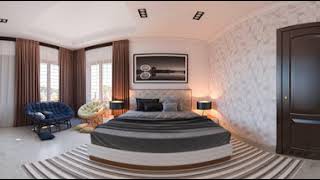 BEDROOM INTERIOR DESIGN 360 IN 4K