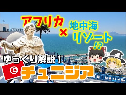 【チュニジア 徹底解説！！】かつてローマを追い詰めた英雄の国！！　#ゆっくり解説 #チュニジア