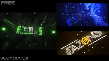 [#215] Free 3D MULTISTYLE INTRO FOR [Fazons]