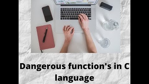 Dangerous function in C/C++ #programming