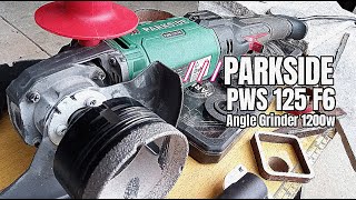 PARKSIDE PWS 125 F6 [ Angle Grinder 1200w ] - YouTube