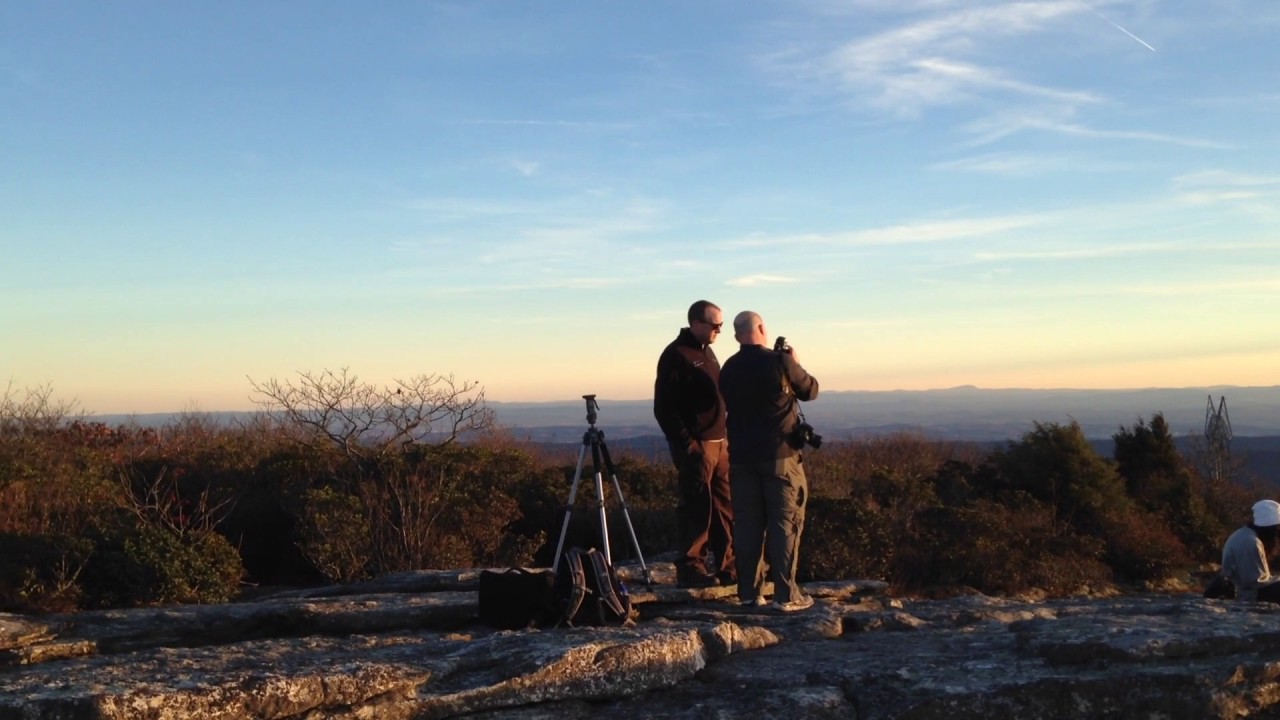 Sunset and Sundogs atop Bald Knob, VA YouTube