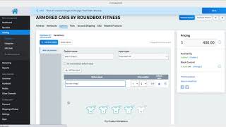 How to add product variants in Ecwid e-Commerce software screenshot 5