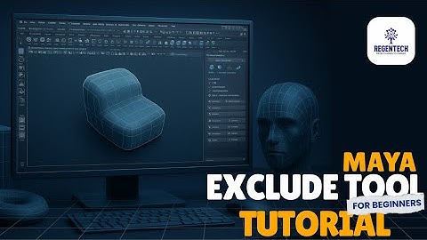 Maya Exclude Tool Tutorial | Master Edit Mesh Tools for 3D Modeling (Step-by-Step Guide)
