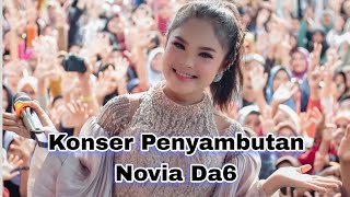 Konser Penyambutan Novia juara 2 da6 di Lapangan Rancacini padarincang
