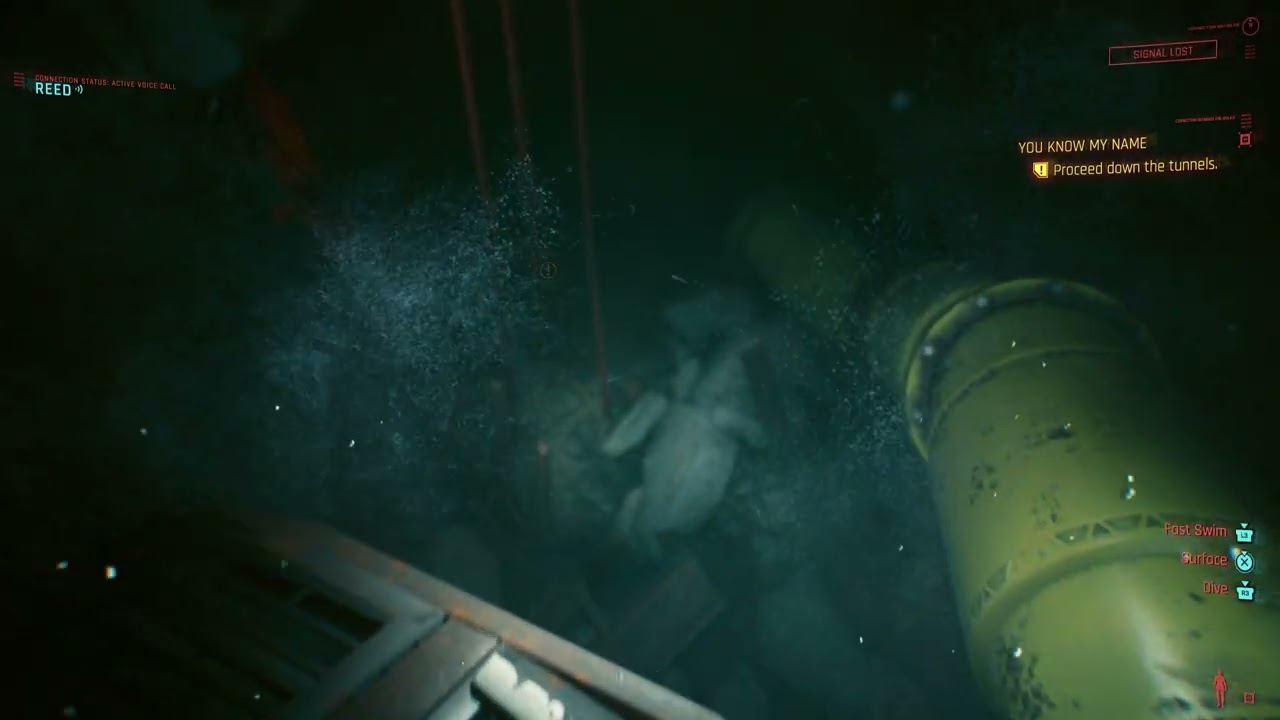 Cyberpunk 2077: Phantom Liberty - You Know My Name: Tactical Scuba Diving Flooded Tunnels Gameplay