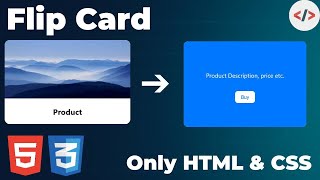Css 3D Flip Card Animation Modern Product Card Ui Design With Html Css