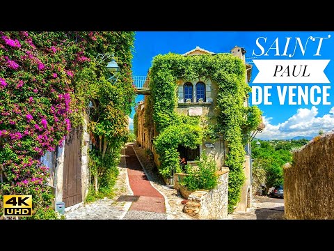 Saint Paul de Vence - A Medieval French Village Full of Charm / Provence Alpes Côte d'Azur 4K UHD