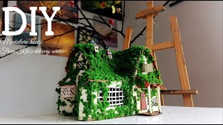 DIY miniature house from' Kiki's Delivery Service '/ Studio Ghibli Craft