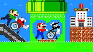 Мульт Mario Hospital Mario Takes Alphabet Lore to the Hospital in MAZE Game Animation
