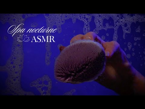 ASMR | Spa de minuit 🌌 Soin du visage en faible lumière pour bien dormir