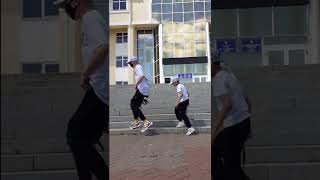 NEW SHUFFLE ❤️  Мальчик повторил танец 😎 Shuffle dance 🔥 Шаффл на лестнице