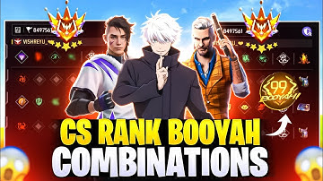 CS RANK NEW COMBINATIONS | Best Character Combination For Cs Rank | Cs Rank Best Character Skill