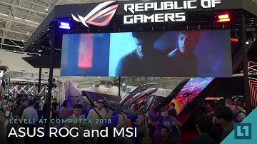 Computex 2018: ASUS ROG and MSI
