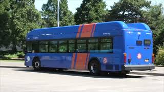 Trimet Gillig Electric Bus on the ... 76?