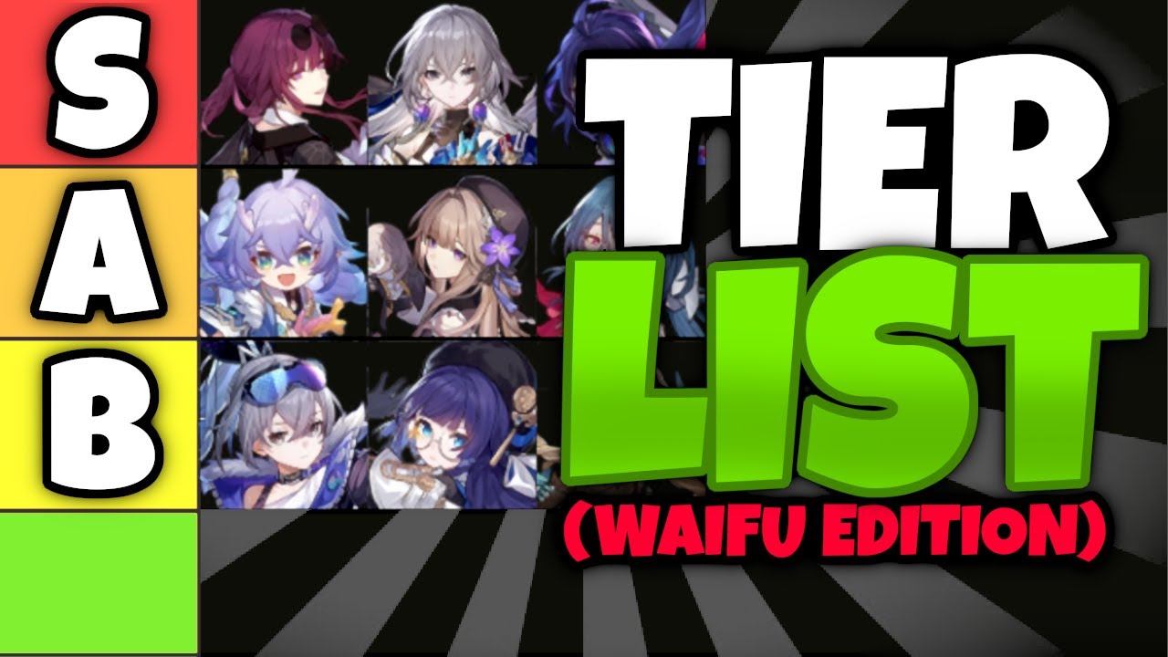 Waifu tier list