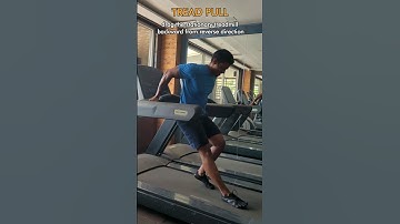 Sled Push/Pull Alternative Using Tredmill (FEEL THE BURN)