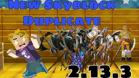 I found New Duplicate Glitch | {2.13.3} | Skyblock | Blockman go