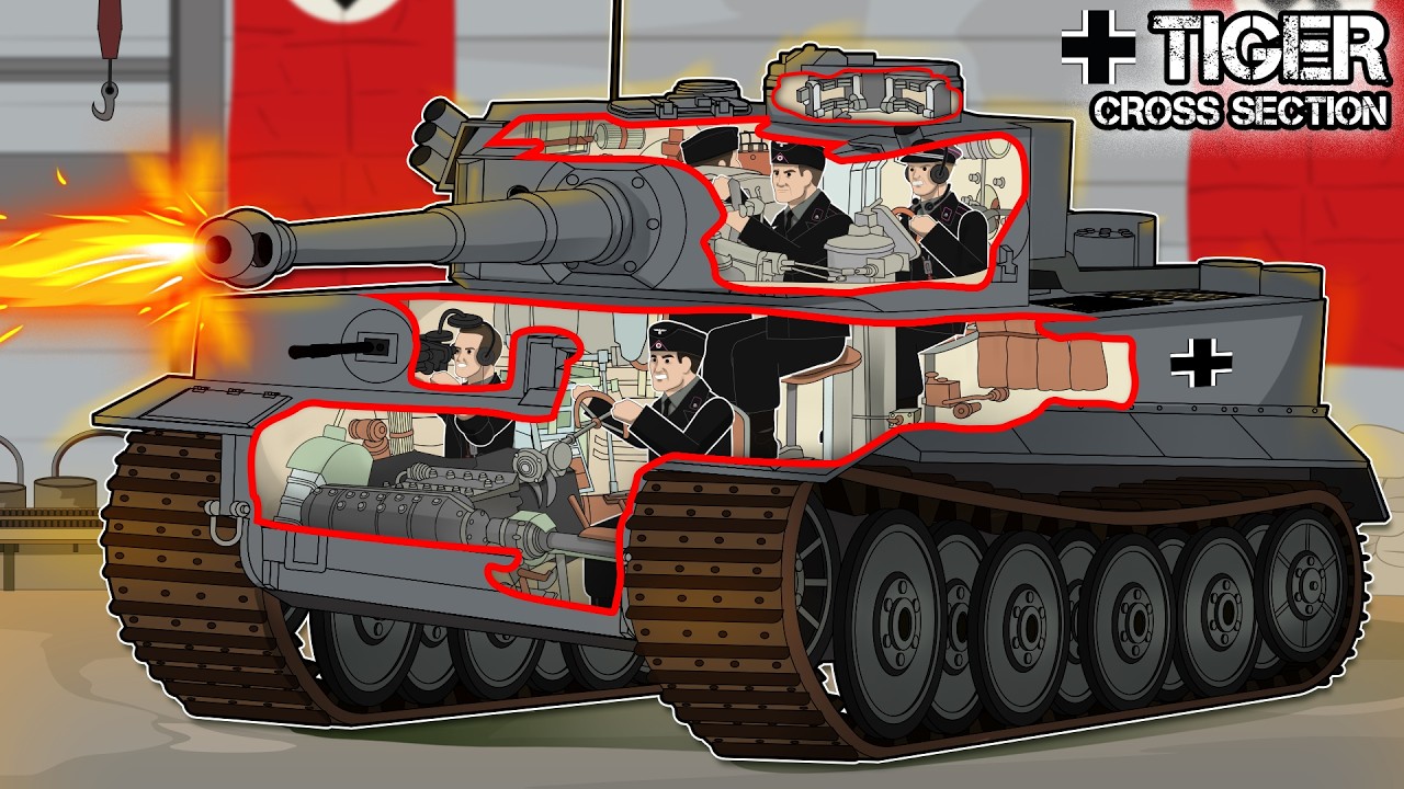 The Ultimate Tank of WW2 - The Tiger 1 (Cross Section)