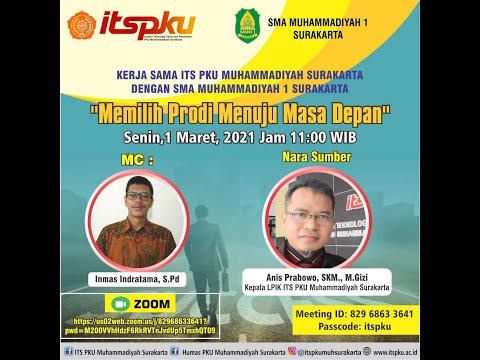 Memilih Prodi Menuju Masa Depan - ITS PKU Muhammadiyah Surakarta