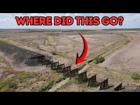 I followed an abandoned railroad through the desert