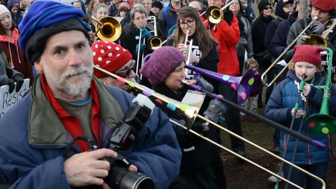 Womens March 2018 Cambridge School of Honk Music 5 - YouTube