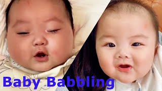 Babies babbling. Baby talk.
