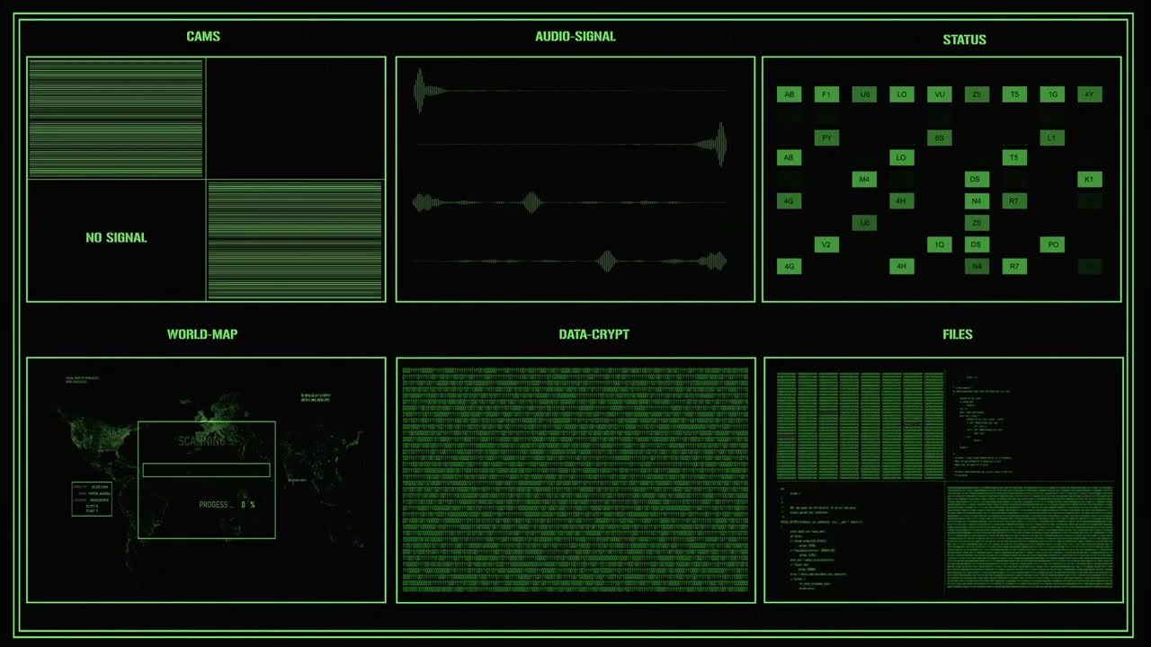 Hacker Screen Fake Background with Sound - YouTube