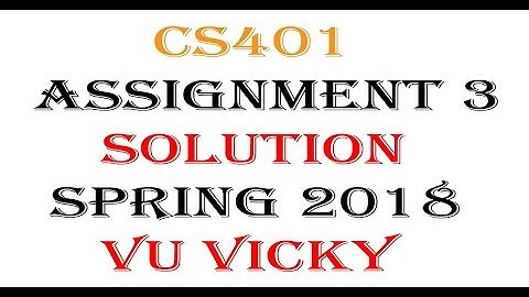 CS401 Assignment 3 Solution TSR program Spring 2018| Urdu/Hindi