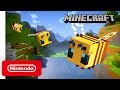 Minecraft  buzzy bees official trailer  nintendo switch