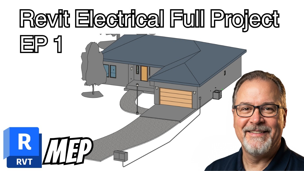 Revit MEP Electrical Project Setup - Full Beginner Course EP 1 - YouTube