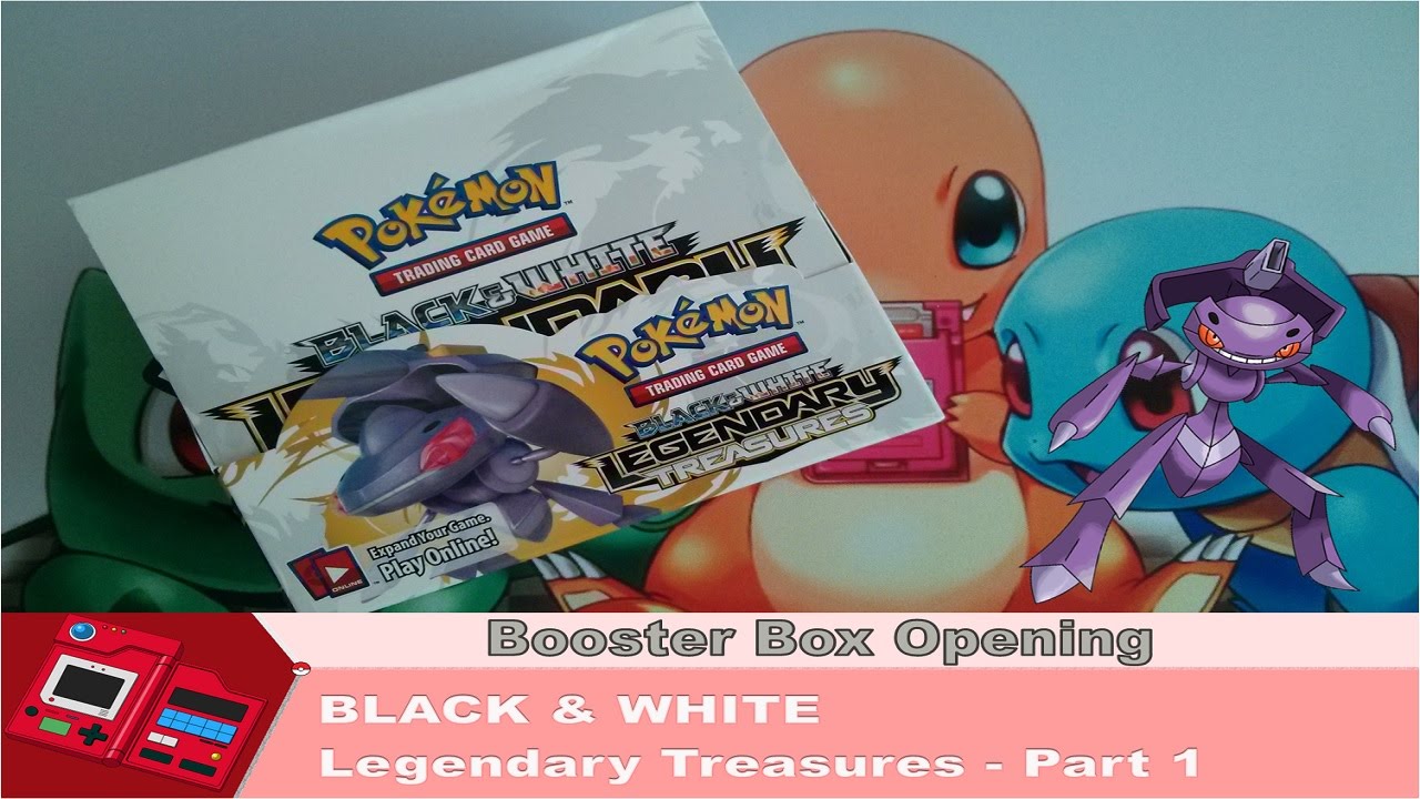 Part 1 of 4 Pokemon Black&White Legendary Treasures Booster Box YouTube