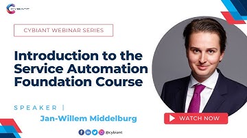 Introduction to the Service Automation Foundation Course