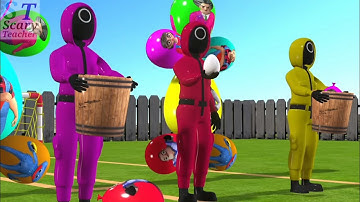 Scary Teacher 3d Vs Squid Game Clackers Level Max 5 Times Challenge Miss T Vs Nick And Tani winning