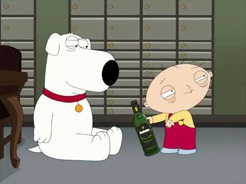 Family Guy   Stewie and Brian get drunk