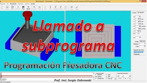 Curso de Programación de CNC - Programación con subrutinas o subprogramas