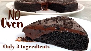 Oreo Biscuit Cake Only 3 Ingredients