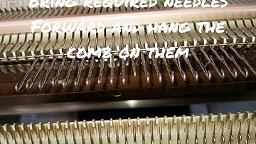 E-wrap Cast On for Superba Knitting Machines